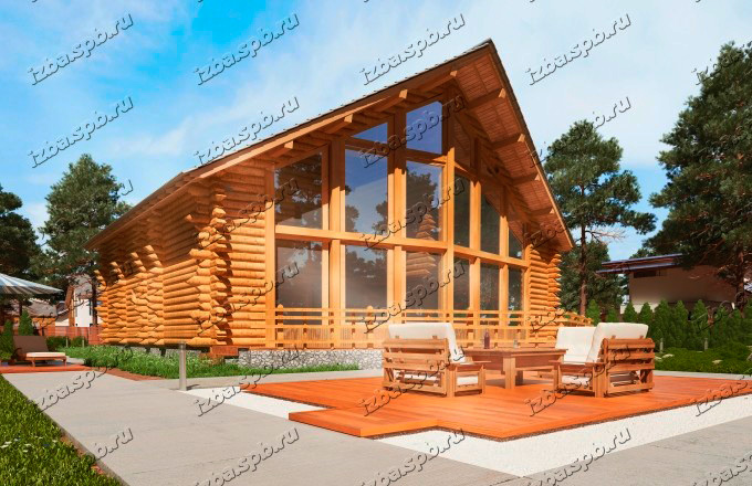 Проект дома post and beam Маяковский